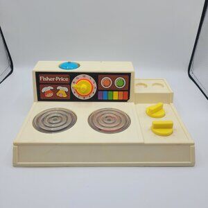 1978 Fisher Price Kitchen Stove Top Glow Magic Burners No. 919